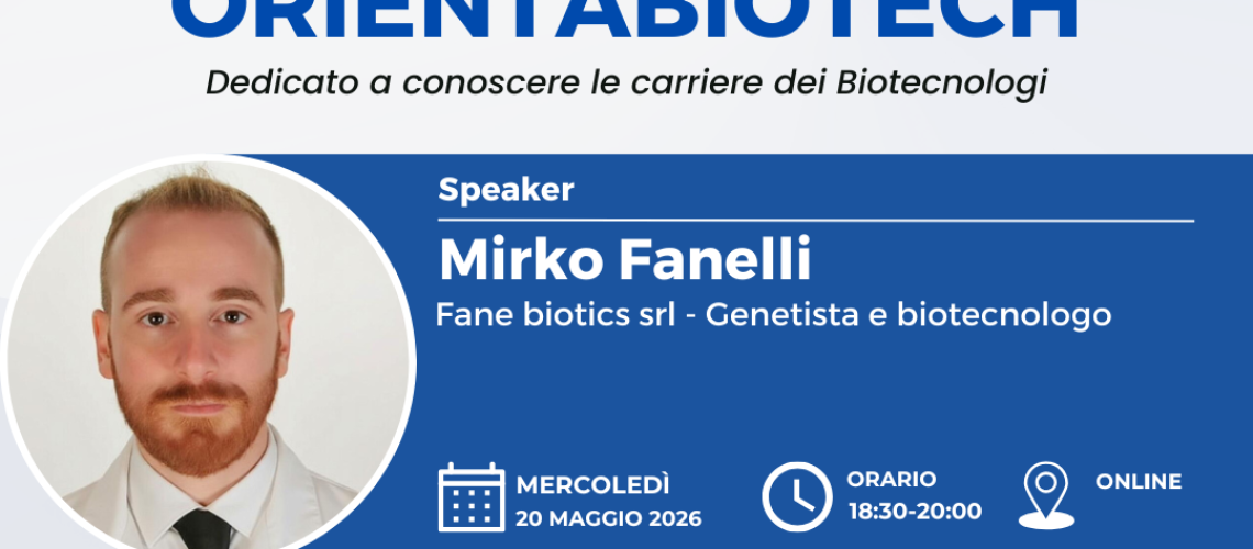 OrientaBiotech - Fanelli 2026