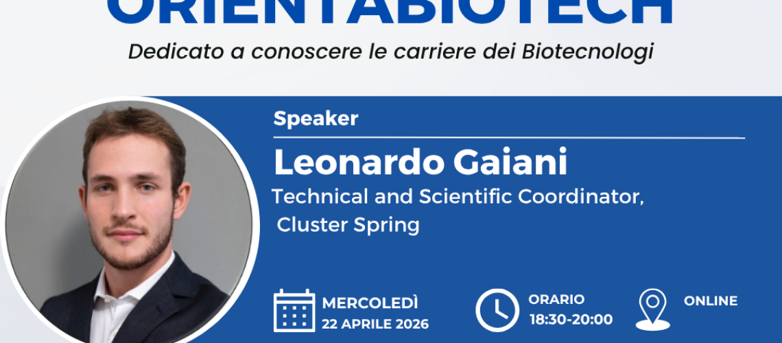 OrientaBiotech - Gaiani 2026